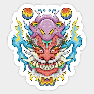 OniMask by BNGJS Sticker